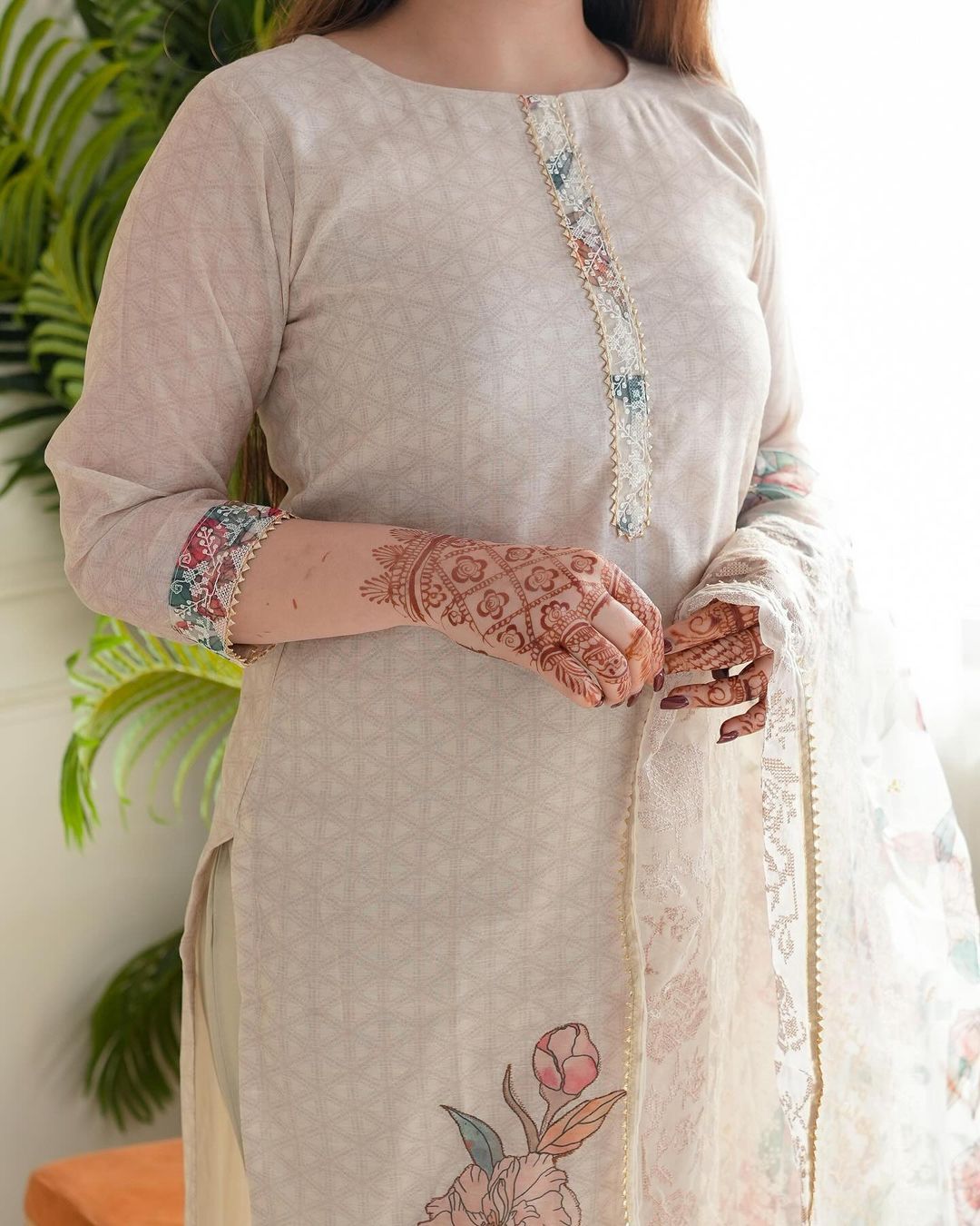Festival Special  Party Wear 3 Piece Designer Kurti,Pent Dupatta Set